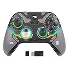 Controle Xbox Sem Fio com Analógicos ALPS,Gatilho Linear e Botões Traseiros Customizáveis - Gamepad para Xbox Series S, Series X, Xbox One S/X, PC Windows, Steam com Turbo, RGB, Vibração e Bateria 15h