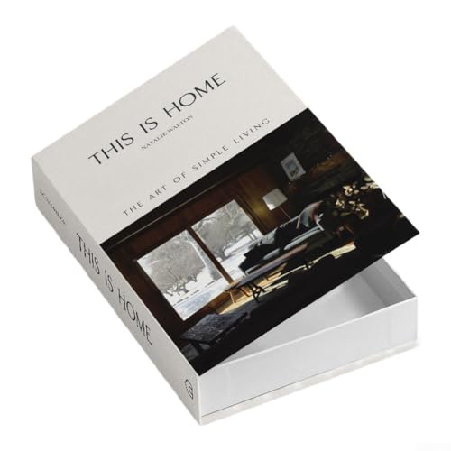 Tidevib - Tidevib Boîte de rangement pour livres, avec compartiment secret, décoration décorative pour la maison ou le bureau, pour étagères, bureaux et tables basses (FH-22)