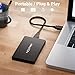deleyCON SSD Festplattengehäuse USB A (5Gbps USB 3.1) für 2,5“ Zoll SATA 3 SSD / HDD / 7 mm bis 9,5 mm SATA III Festplatten Externes Gehäuse UASP [Schwarz]