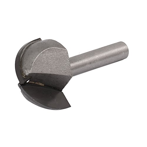 Uxcell Carpenter Woodworking Metal 1/4 Inch Shank Dia 1 Inch Cutting Dia Round Nose Router Bit Cutter #TOP1
