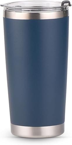 Miniatura 9 de Custom Laser Engraved Insulated 20oz  30oz Tumblers wSplash Proof Lid - Personalized Gifts 20oz Tumbler Navy Blue