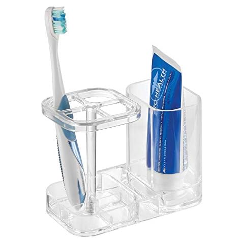 Portacepillos de Dientes iDesign Med+ con Compartimento para Dentífrico Cover