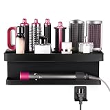 Cinpode Storage Holder, Wall Mount Holder Compatible with Dyson Airwrap Styler Accessories Curling Iron Attachments Organizer Rack for Home Bathroom