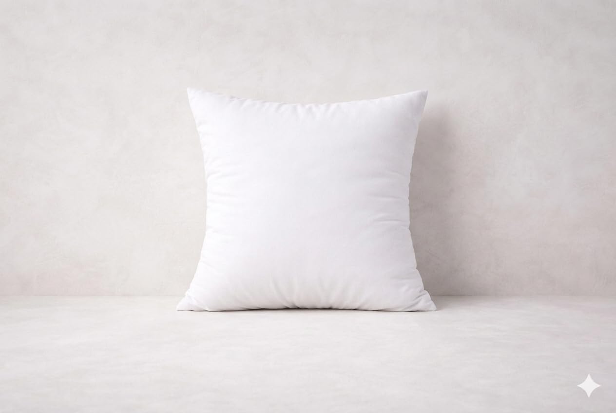 Arlinens White Hollow Fibre Cushion New Pads Inner Insert Stuffer Pillow Hypoallergenic Square Cushions For Sofa Bed & Couch In 12", 14", 16", 18", 20", 22", 24", 26", 28", 30" (1, 16X16)