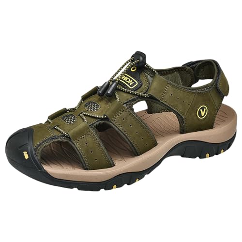 Sandales de sport homme en velours côtelé vert taille 48