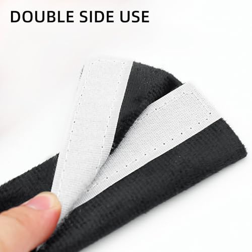 Image of Refrigerator Door Handle Covers, 2PCS, Leather Kitchen Appliance Handle Covers, Keep Your Fridge Microwave Oven Stove or Dishwasher Clean, Stains Dirty Oils, Timesaver, Kitchen Decor Grey