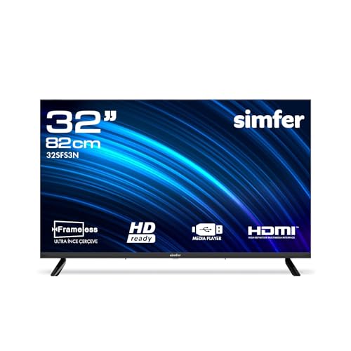Simfer 32SFS3N 82 Ekran 32" Uydu Alıcılı Led HD Televizyon
