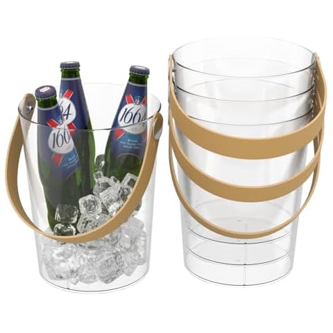 Quickquick Clear Acrylic Ice Bucket Cover