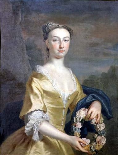 Tableaux peinture sur toile portrait Highmore décoration chambre moderne format 60x90