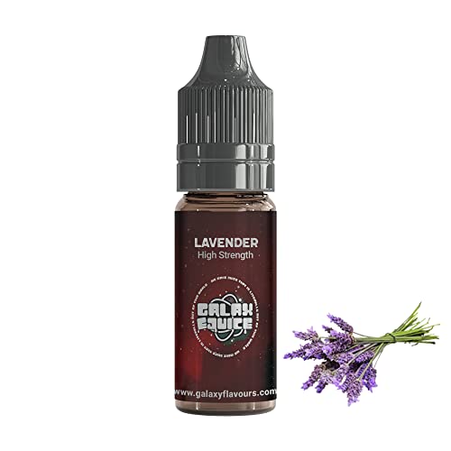 Saborizante de lavanda - Saborizante alimentario de alta potencia - Más de 230 sabores - Botella de 10 ml.