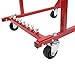 1000lbs Auto Engine Cradle Stand with Dolly Wheels Compatible with Chevrolet Chevy V8 Small Block and Big Block (Red)