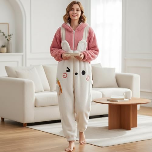 Combinaison pyjama lapin douillet pour des instants de douceur absolue