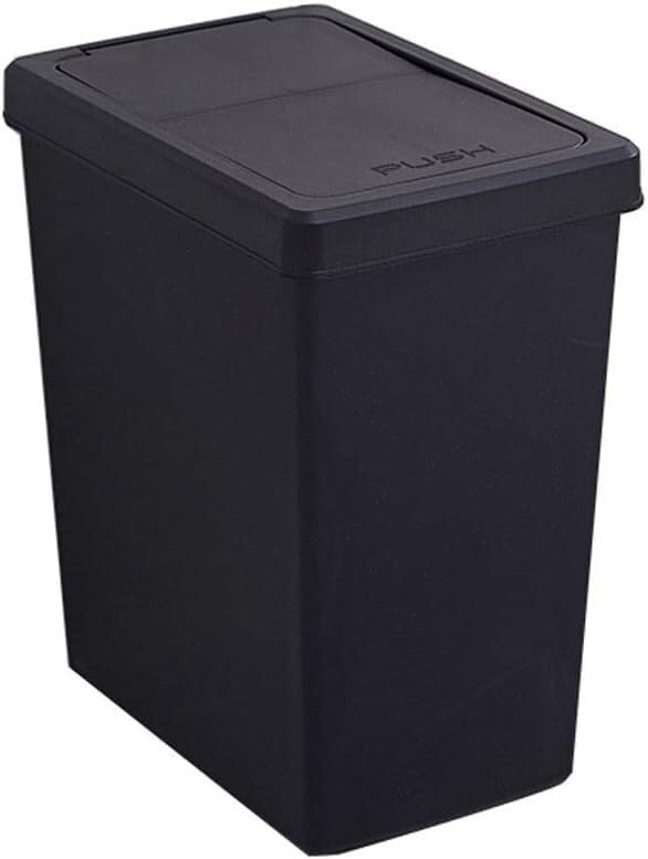Grandes poubelles de recyclage en plastique extérieur et bac à papier blanc 18L