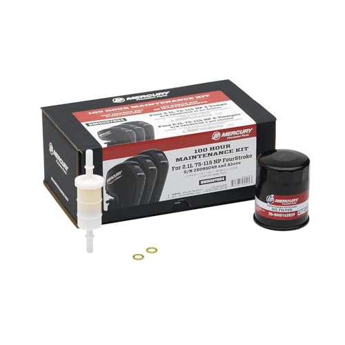 Mercury 8M0097854 2.1L 75-115hp FourStroke 100 Hour Maintenance Kit