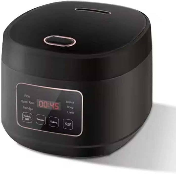 3L Smart Rice Cooker with Steamer - 24H Delay Start, Multi-Functional Cooker for 3-5 People, Includes Measuring Cup & Spoon (Multi Colour)