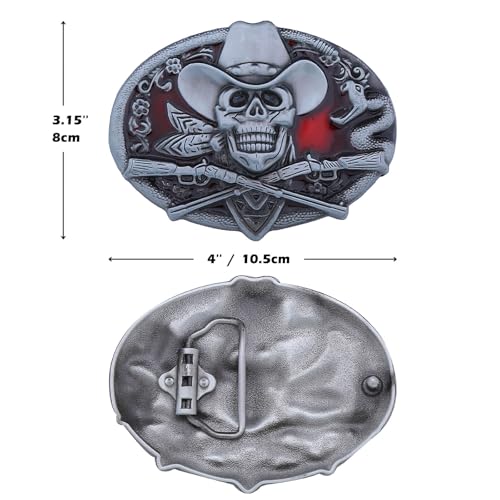 Image of Western Cowboy Vintage Rodeo Cross Prayer Horse Belt Buckle Men