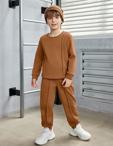 Image of Toddler Boys boys sets ,Long Sleeve Fleece Fall Winter boys sweatsuit