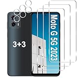 Modelos compatibles: protector de pantalla diseñado para Motorola Moto G 5G 2023. Comprueba el modelo de tu teléfono antes de comprar nuestro protector de pantalla para moto g 5g 2023. (El paquete incluye 3 protectores de pantalla de vidrio templado y 3 protectores de lente de cámara, 3 toallitas húmedas y secas, 3 calcomanías antipolvo)