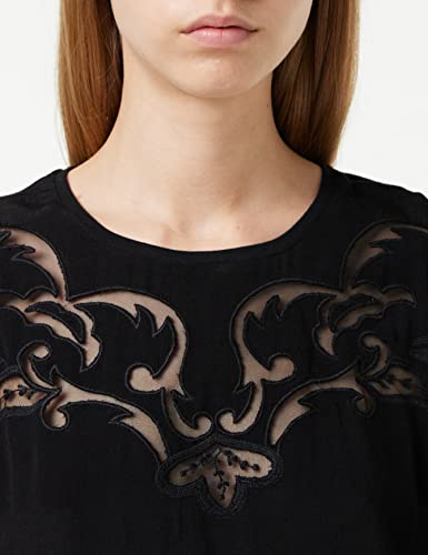 Desigual BLUS_Luan Blouse Femme,noir , S