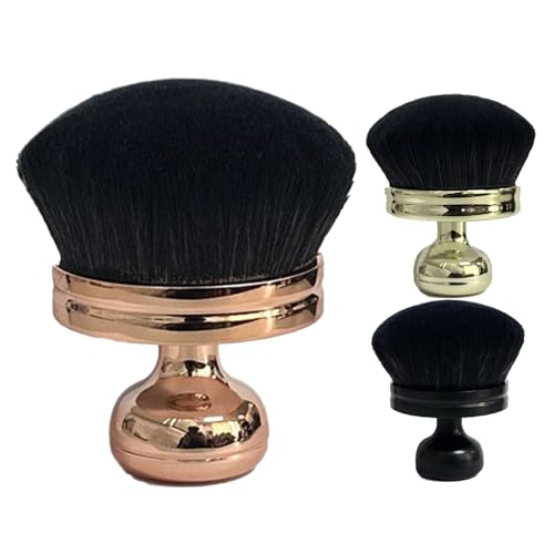 Brocha de bronceado: brocha para difuminar y difuminar, herramienta de maquillaje de cerdas, brochas para aplicación de protector solar, aplicador cosmético profesional, maquillaje de cuerpo co