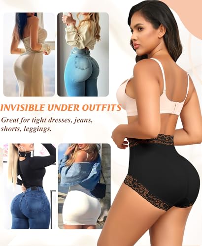 Image of DERCA Butt Enhancer Hip Pads Lace Padded Boyshorts
