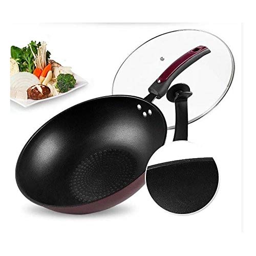 Wok tradicional en acero inoxidable con tapa y mango desmontable miniatura 2