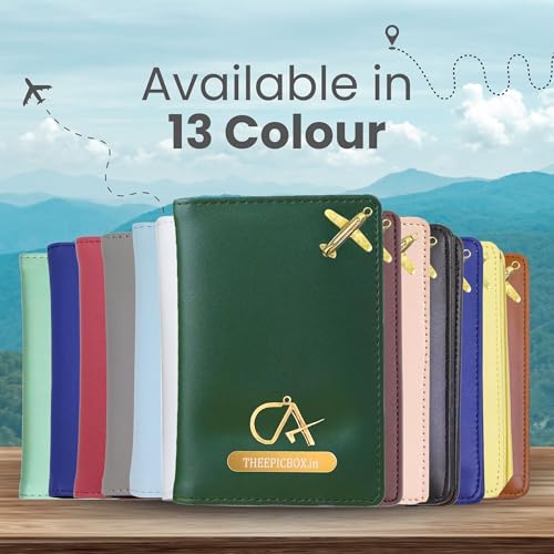 Image of Personalized Passport Cover in Leather Holder, for Travel Organizer Gift for Men and Women, Passport Holder, Elastic Passport Cover (Baby Pink)