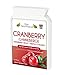 Produktbild Glutenfrei Cranberry Konzentrat Ergänzungen Tabletten. Entspricht 12.600 mg Frische Moosbeeren! Kein Cranberry-Saft mehr! Für Vegetarier Geeignet und Vegan. Ohne Zucker