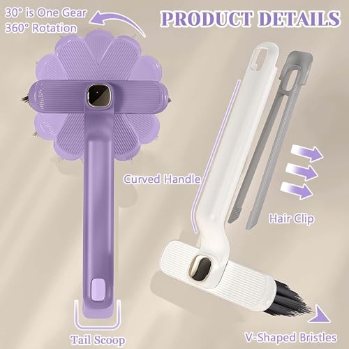 Image of Multi-Function Bathroom Cleaning Rotating Brush Set, 360 Rotating Scrubber, Powerful Tile & Floor Cleaning Brush, Toilet Sink Tub Scrubber, Ergonomic Handle,Home Cleaning Tool