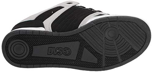DVS Men's Celsius Skate Shoe, Black Charc White Turq Nubuck, 10.5 | Image 3