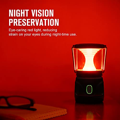 Olight Olantern Mini 150 Lumens Led Mcc Rechargeable Lantern Flashlight, 4 Dimmable Modes, 360-Degree Beam Perfect Mini Lantern For Hunting, Camping, Fishing, Emergencies, Home (Wine Red) #TOP4