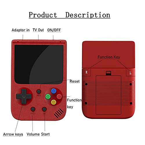 Handheld Game Console For Children, Portable Retro Video Game With 500 Classic Fc Games, Support Tv Connection & 2 Players #TOP4