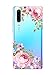 Suhctup Funda Compatible con Nokia 3.2 Transparente,Silicona TPU Gel Carcasa Dibujos Flor Crystal Suave Bumper Ultra Delgado [Soporte Carga Inalámbrica] Antigolpes Case Cover,Flor 8