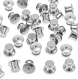 Épingles de verrouillage adaptées pour les broches en émail de taille : les fermoirs sécurisés mesurent 0,9 cm de diamètre et 0,66 cm de hauteur, ce qui est pratique à transporter