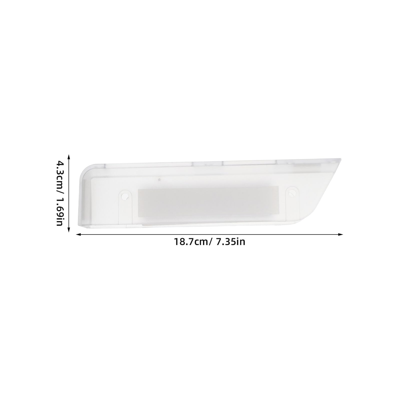 Support Mural Compact en Acrylique pour Pèse-personne Numérique, Léger et Pratique, pour Appartement ou Salle de Bain, Rangement Gain de Place