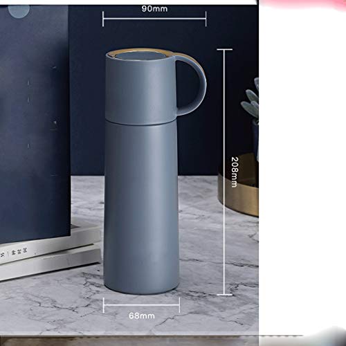 SHYOD Vacío aisladas en la Taza del Viaje Prueba de derrames Taza de café con Acero Inoxidable de Doble Pared de… - Imagen 3