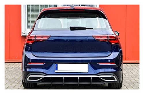 Diffuseur de course arrière Golf 8 MK8 séparateurs latéraux kit