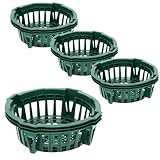 GarPet 12x Pflanzkörbe für Blumenzwiebeln Pflanzkorb Blumenzwiebeln Pflanzkörbe für Tulpen Zwiebelpflanzschale Herbstpflanzung Blumenzwiebelschale 22 cm