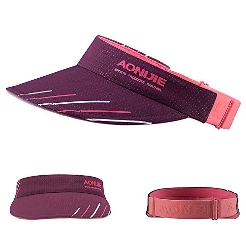 Visor Cap, Andoer Novo chapéu protetor solar ajustável masculino e feminino com aba larga à prova de