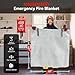 IGNISGUARD 2-Pack Fire Blanket for Home and Kitchen, Includes 1 Fire Resistant Glove and 2 Hooks, Fire Blankets Emergency for Home Safety, Emergency Fire Blankets Suppressant Kit