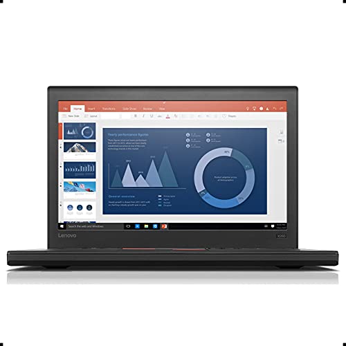 Lenovo ThinkPad X260 Business Laptop - Pantalla de 12,5 pulgadas - Intel Core i5 6ª generación - 8GB RAM - 256GB SDD - Windows 10 64 bit-Negro teclado francés (Reacondicionado)