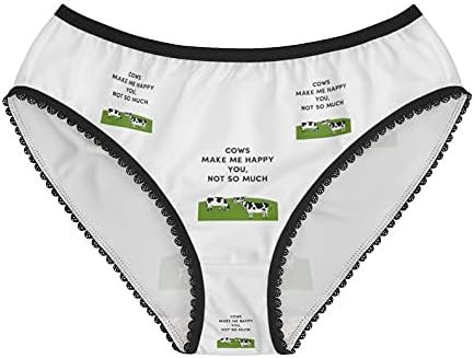 Cows Make Me Happy Panties, Cows Make Me Happy Underwear, Briefs, Cotton Briefs, Funny Underwear, Panties For Women
