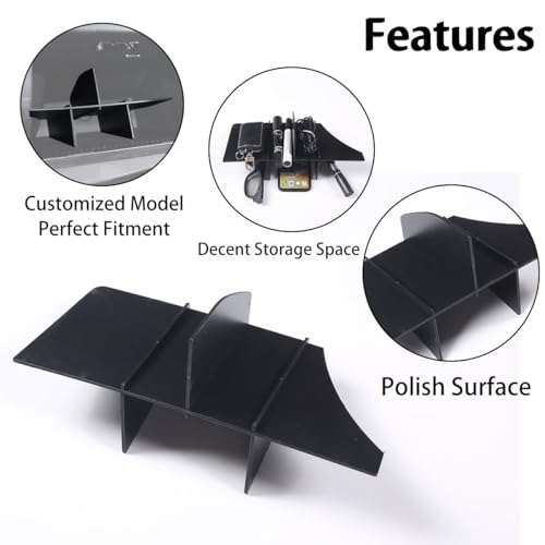 Organizador de guantera ABS 4 piezas miniatura 5