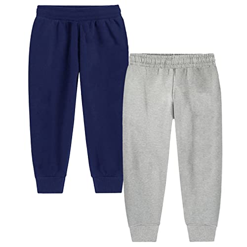 Image of Trampoline Kids Cotton Blend Trackpants Pack of 2 with Drawstrings & Ribbed Cuffs | Vibrant Printed Joggers for Boys & Girls | Soft Waistband & Side Pockets | Everyday Comfy Wear