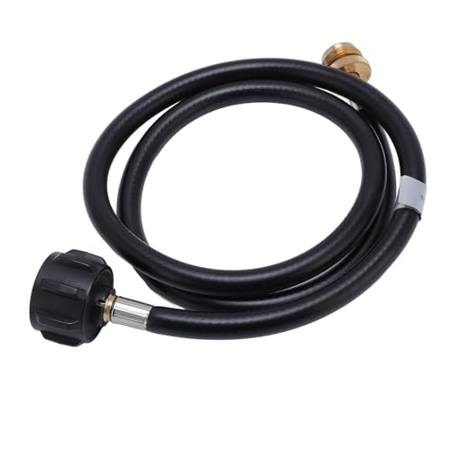 Hiraith Tuyau D'extension de Gaz Carburant, Excellente Solution pour les Poêles et Grils Portables, Relie les Appareils de 1 Lb à une Boîte de 20 Lb, 350 Psi pour les Radiateurs, le Nylon, (6 pieds)