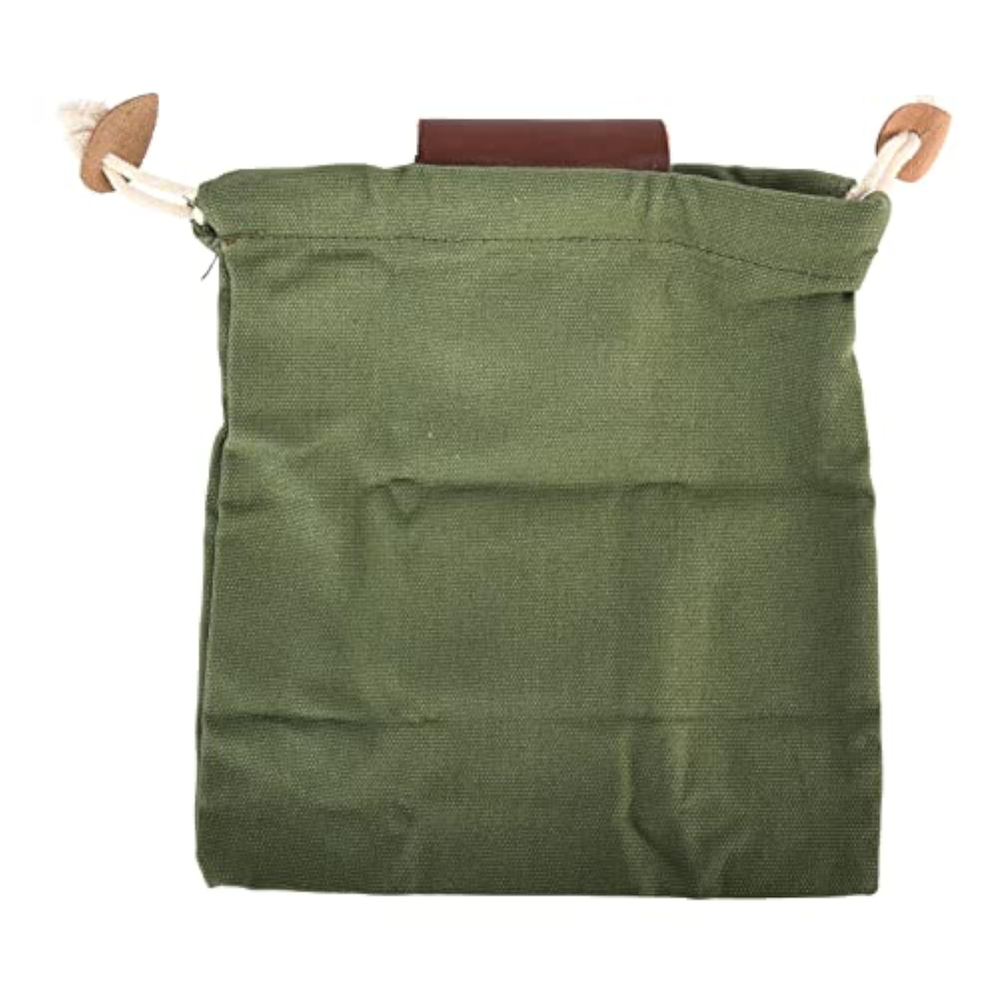 Foldable Foraging Bag, Environmentally Friendly Leather Pouch