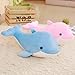 LVPU Dolphin Stuffed Animals Plush Pillows Soft Sea Animal Plush Toys Dolls Stuffed Animal Plushies Gifts for Kids (PINK-10.5Inch)