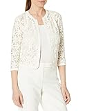 Anne Klein Women's Petite Soft Shoulder Cardigan (Spring 22), Marshmallow