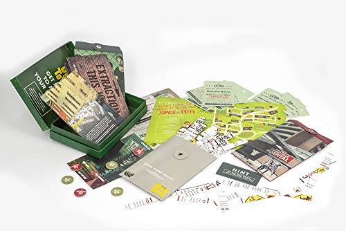 Professor Puzzle Escape from Dead Town Board Game - Zombie Apocalypse Game for 4 Players, Ages 12+