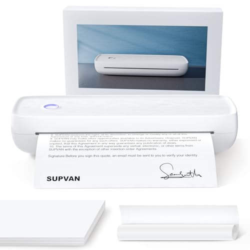SUPVAN T200M Portable Printer – Wireless Inkless, 300 DPI